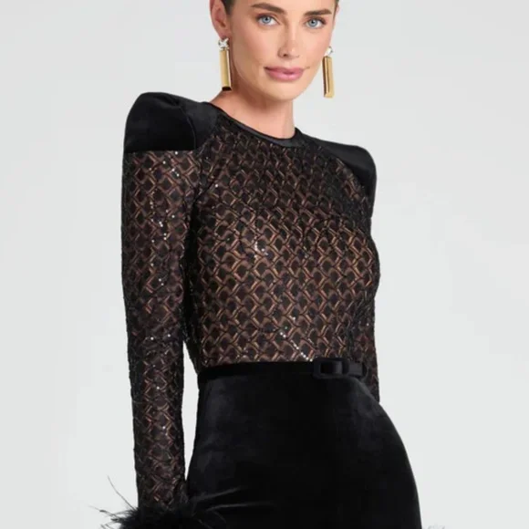 Nadine Merabi Monique Jumpsuit black - Picture 2 of 5